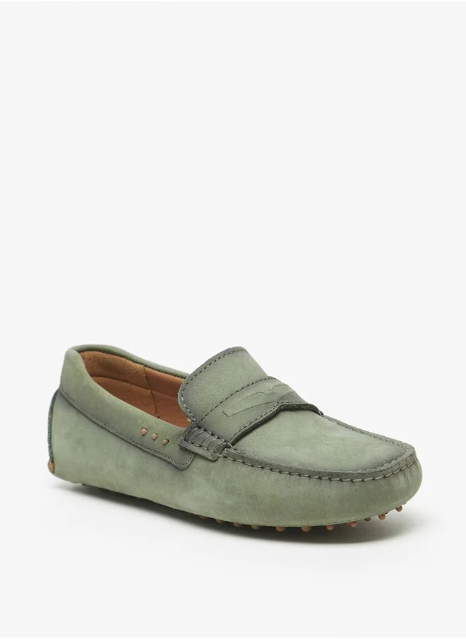 Mister Duchini Boys Solid Slip-On Mocassins
