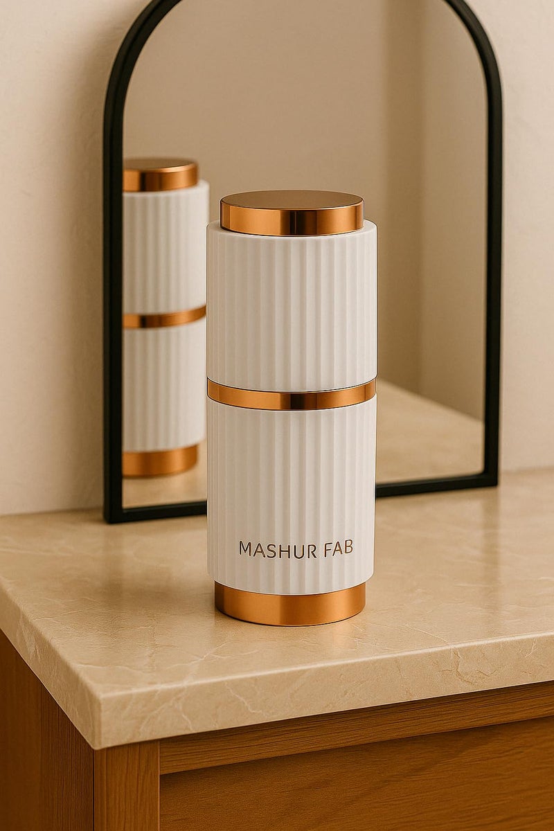 MASHUR FAB Travel Toothbrush Box, Pencil Case, Toothbrush Cup, Travel Set, Home Organizer Bathroom Box, Portable for Camping (White) - Image 2