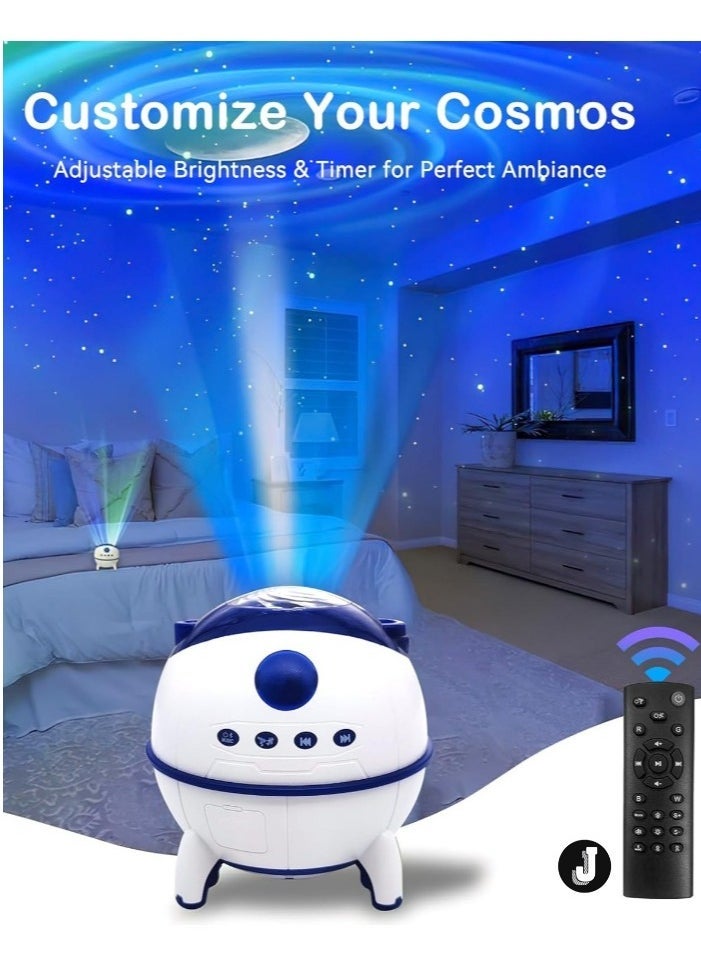 JAJEEK جهاز عرض النجوم جالاكسي الجديد - ضوء ليلي يعمل بتقنية البلوتوث مع مؤقت لغرف النوم والسيارات وزينة الحفلات - Image 1