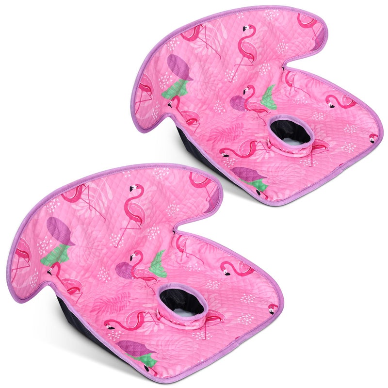 COOLBEBE Infant Car Seat Protector for Potty Training, 2 Pack Dry Waterproof Car Seat Liner Toilet Training for Baby Infant, Piddle Pads Cover Car Seat Pad for Strollers & Carseat (Pinkish Purple) - Image 1