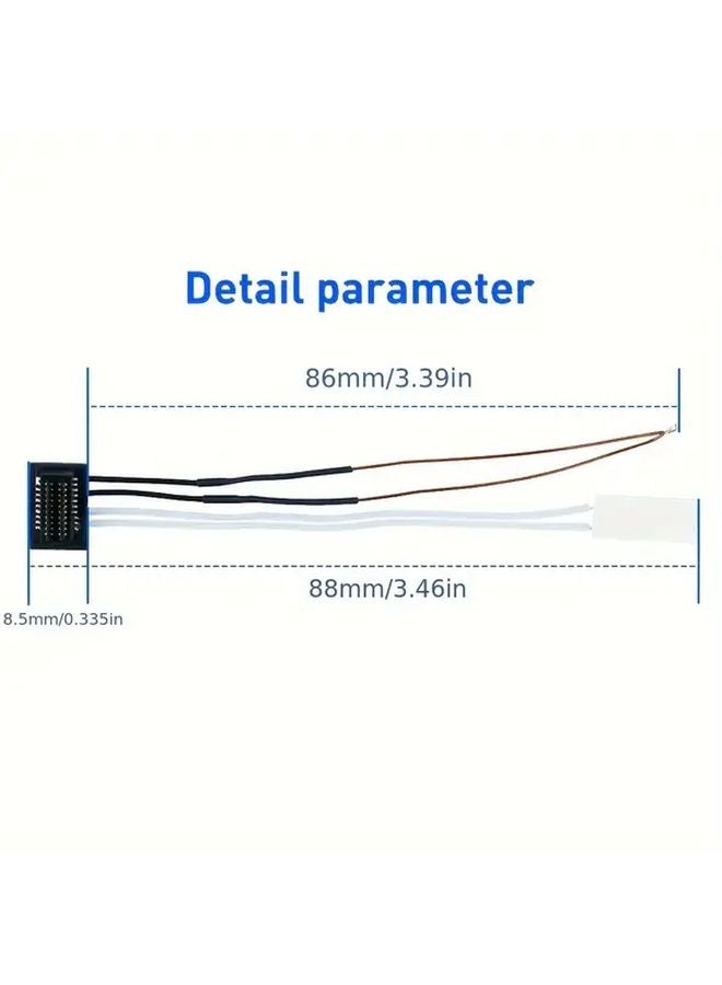 Bambu Lab P1P P1S 3D Printer Fan Ceramic Heater Thermistor Cooling Combo 14000RPM Quiet Hotend System Plug Play - Image 3
