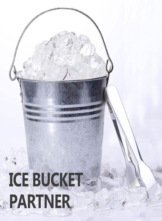 TRUSBER Ice Tongs for Ice Bucket, Stainless Steel Food Serving Tongs, with Claw Grip Teeth 6.7 Inches Perfect for Block Ice Sugar Cubes Bar Hotel Home & Kitchen (Silver) - Image 5