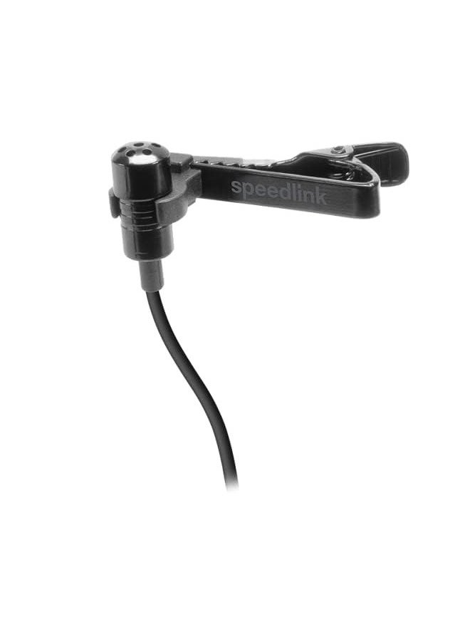 SPEEDLINK Speedlink SL-8691-SBK-01 Spes Clip-On Microphone Black  - Image 3