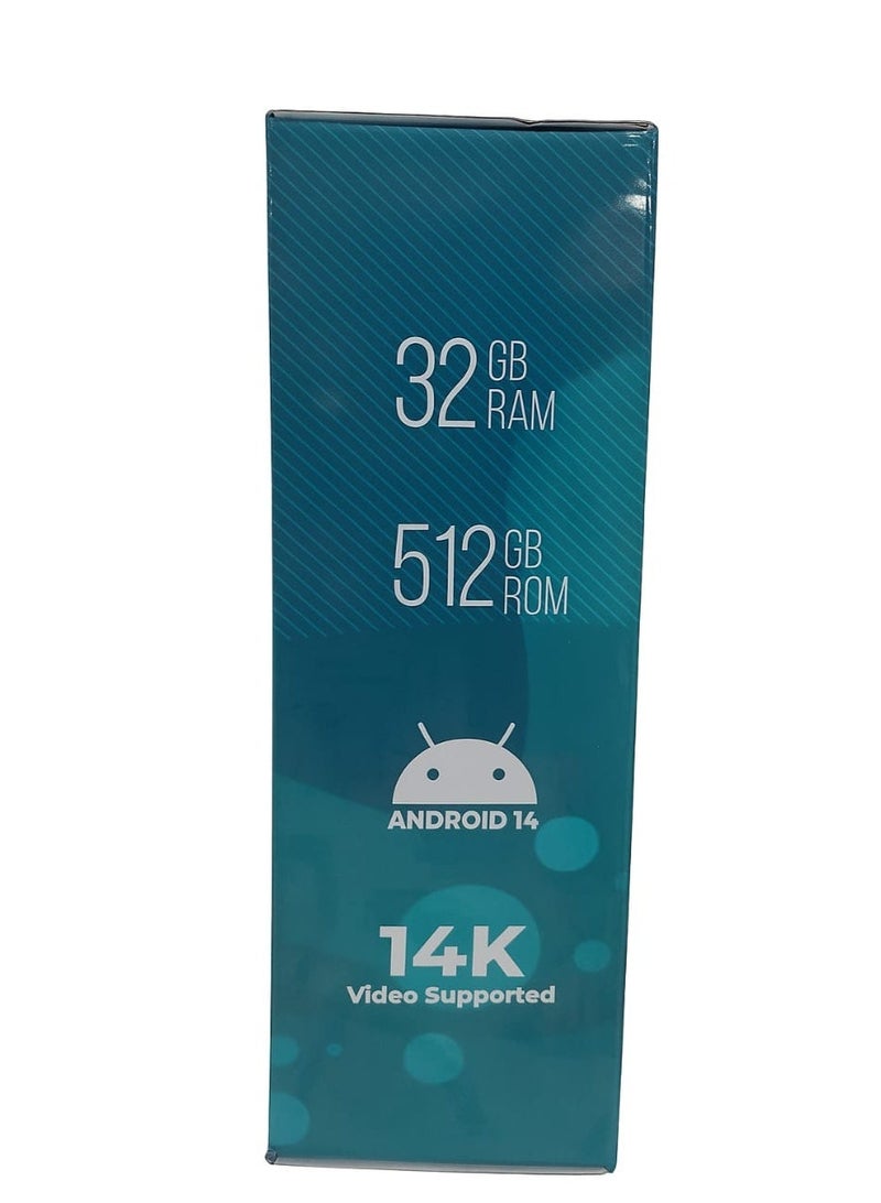 kings Android TV Channel Box, IPTV Box, All Live Channels  &  All Languages | Sports | Series | Movies, Special Edition, 32 RAM & 512GB ROM Storage, 14K Ultra HD, Android 14, 5G & 4G WiFi Network,  HDMI & USB - Image 2