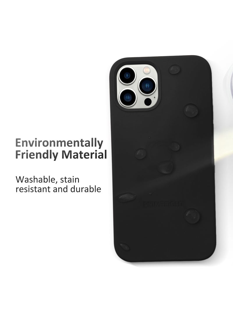 PRIMEEIGHT - iPhone 15 Pro Max Case 6.7 inch Shockproof Curved Edges apple iPhone 15 pro max case Anti Scratch protective case BLACK - Image 1