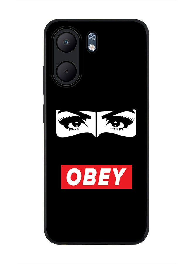 Stylizedd For Oppo A5x 5G / A5x 4G Case,Slim fit Camera Protection, Shockproof Thin Phone cover  - Obey Habibti