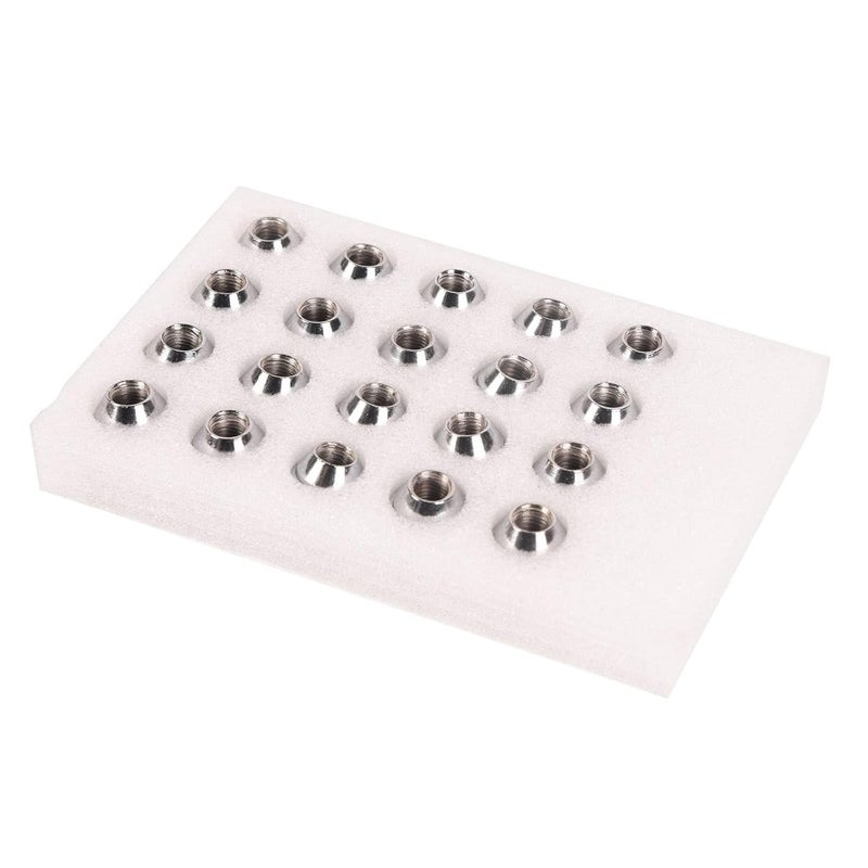 20Pcs Chrome Acorn Wheel Lug Nuts 19mm Hex 12x1 5 For Ford Fusion Focus - Image 2