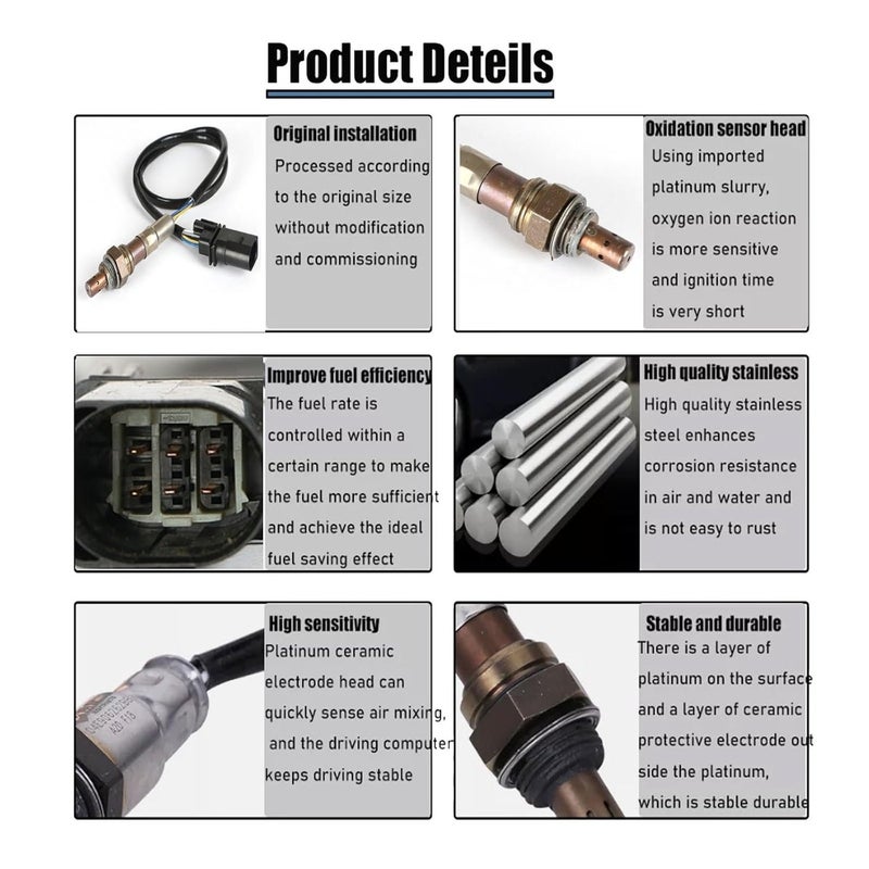 Oxygen Sensor 036906262T Compatible for VW Polo Skoda Fabia Ibiza Seat Cordoba - Image 4