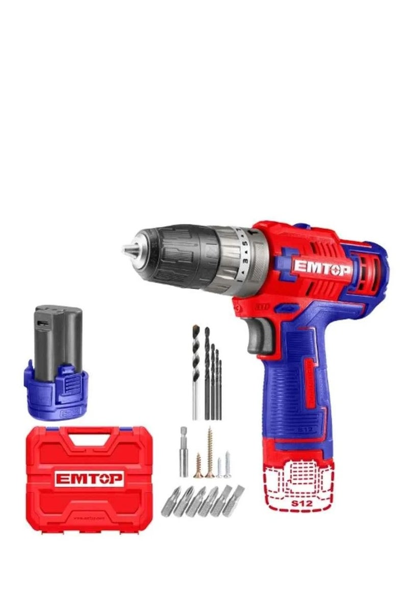 EMTop 12V Heavy Duty Portable Drill - Image 1