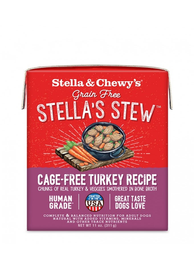 Stella & Chewys Stella & Chewy's Stew - Cage-Free Turkey Recipe - 11oz  - Image 1