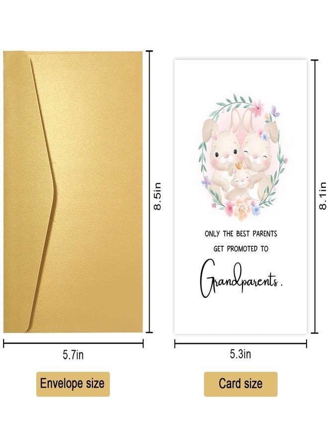 Obbyidk Cute Grandparents To Be Card - Funny Baby Shower Congratulation Card for New Grandparents - Image 2