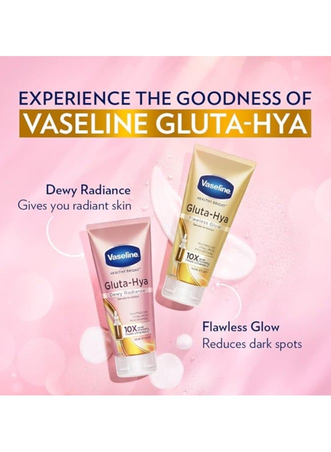 Vaseline Vaseline Gluta-Hea Flawless Glow Lotion, 200ml + Dewy Radiance, - Image 4