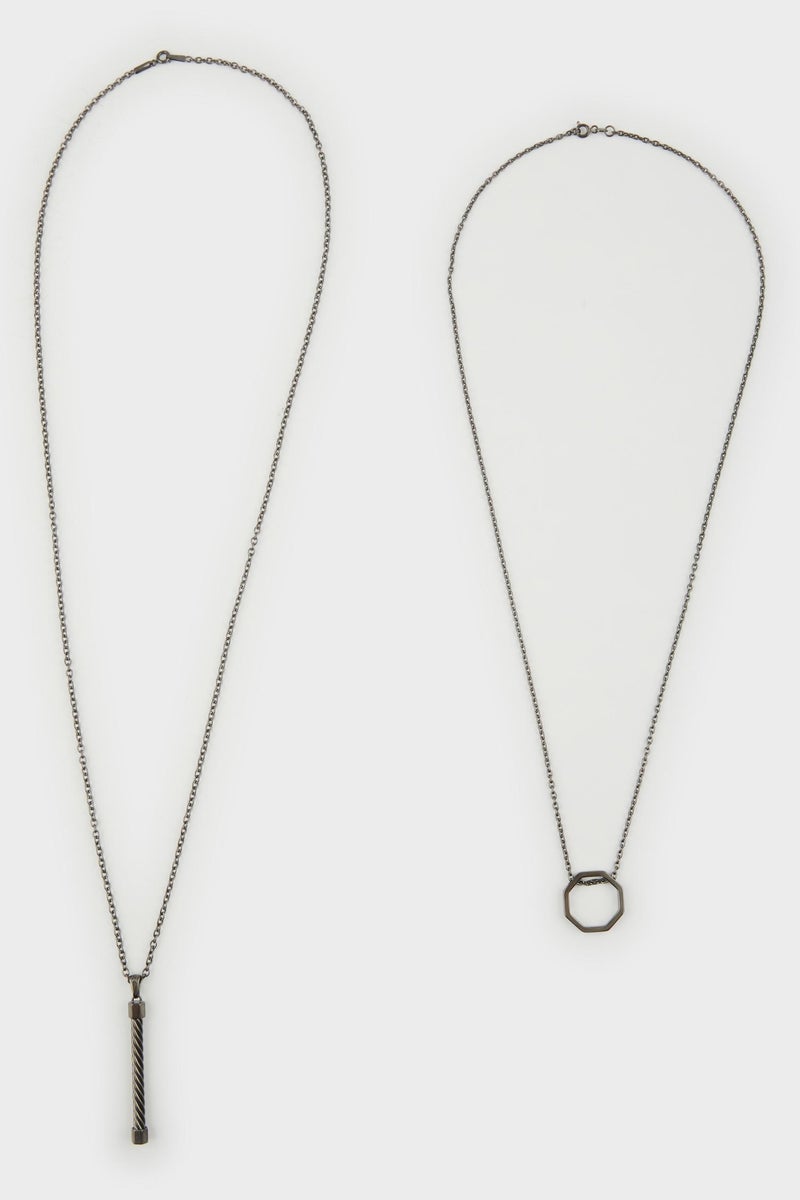 DeFacto Black Girl 2 piece Necklace Casual - Image 2