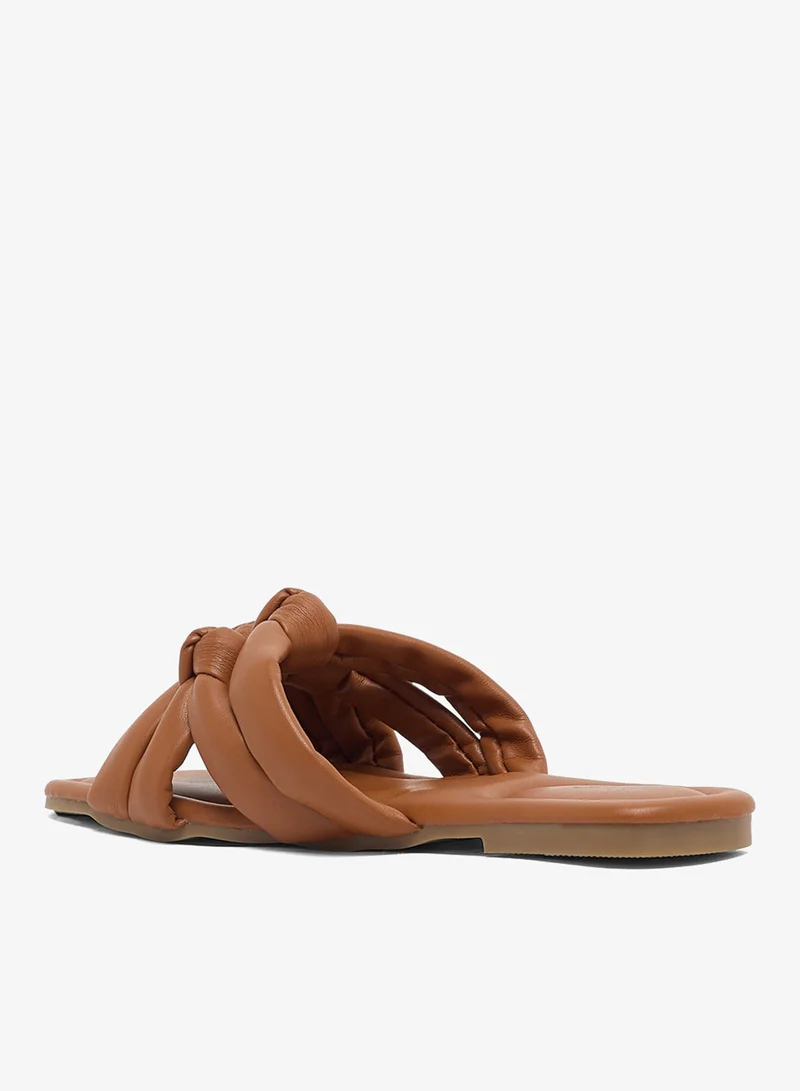 جينجر صندل نسائي مسطح