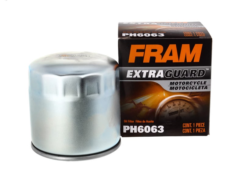 FRAM فلتر زيت بديل FRAM Extra Guard PH6063 للدراجات النارية/ATV، يناسب دراجات BMW المختارة - Image 1