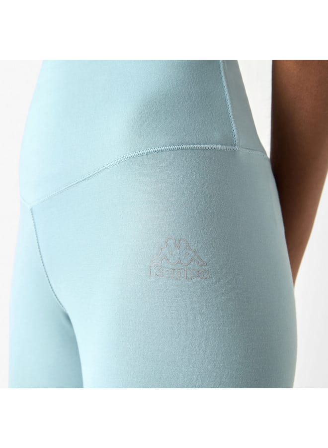 كابا بنطلون ليقنز بخصر مطّاطي وطبعات شعار من كابا - Image 4