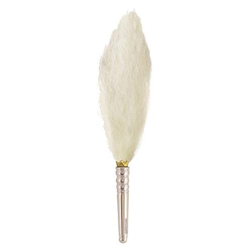 Osasbazaar Silver Chaur Sahib Chavar Puja, Temple at Home, Workplace and Gifting - 99% Pure - Purity Certified, Silver Color, Pack of 1 - Image 1