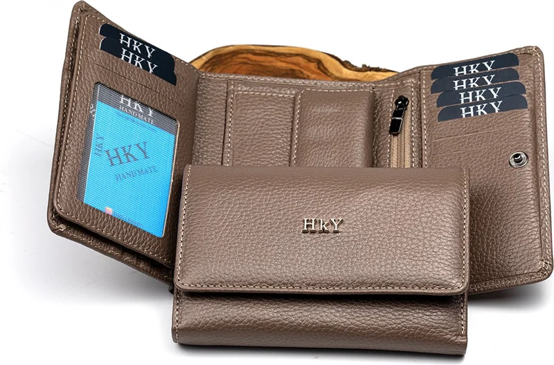 Medium Size Very Useful Genuine Leather Women's Wallet