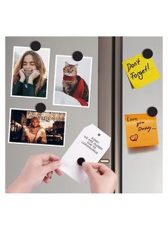 Geustos Round Magnets with Adhesive Backing Flexible Self Adhesive Magnets for Crafts Small Sticky Magnetic Dots for Hanging Light Objects DIY School Office Home  - Image 5