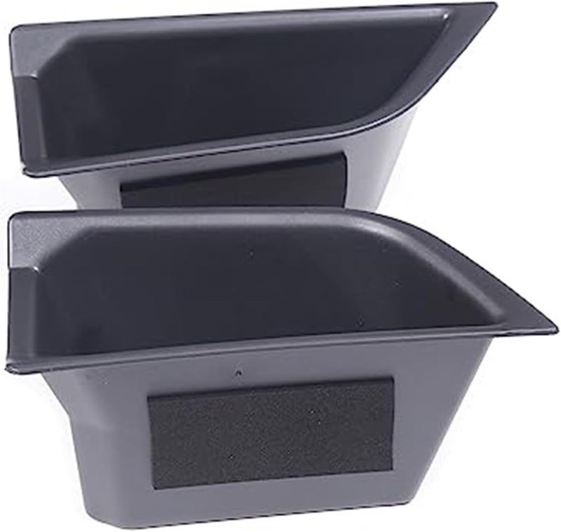 ABS Black Car Door Grab Handle Storage Box for Q4 E-Tron 2022 - Image 2
