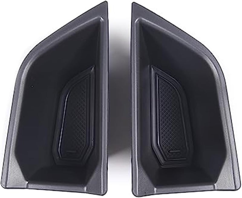 ABS Black Car Door Grab Handle Storage Box for Q4 E-Tron 2022 - Image 4