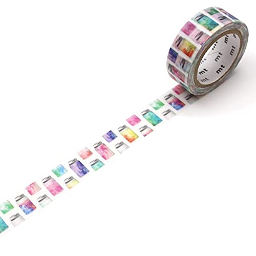 MT mt Washi Masking Tape, 15mm x 7 mtrs Shade - Colorful jar, (Pack of 1) - Image 1