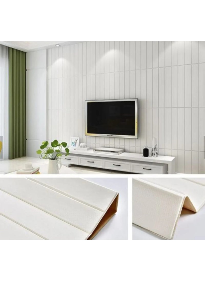 Strong 70X35cm White Wainscoting 3D Self Adhesive Wallpaper Wall Panel - pzsku/ZEB92E5FA82A721A75A75Z/45/_/1730477655/1176ecd9-4996-4276-bb7a-068dd47977a9