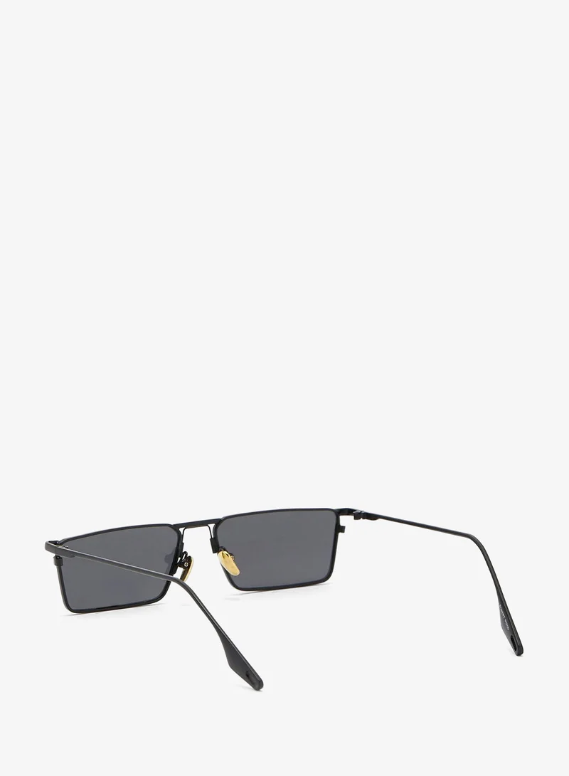 Robert Wood Polarized Sleek Rectangle Sunglasses
