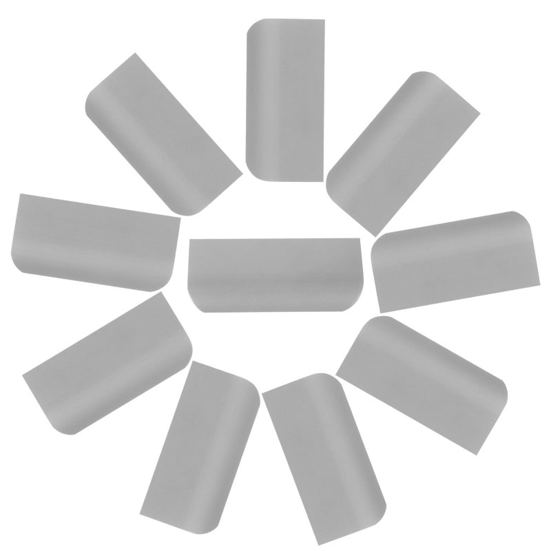 Dark Space Gray 80mm Concealed Cabinet Door Pulls 10 Pack No Drill Hardware for Kitchen Drawers - Image 2