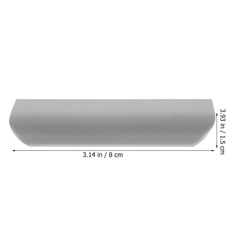 Dark Space Gray 80mm Concealed Cabinet Door Pulls 10 Pack No Drill Hardware for Kitchen Drawers - Image 3