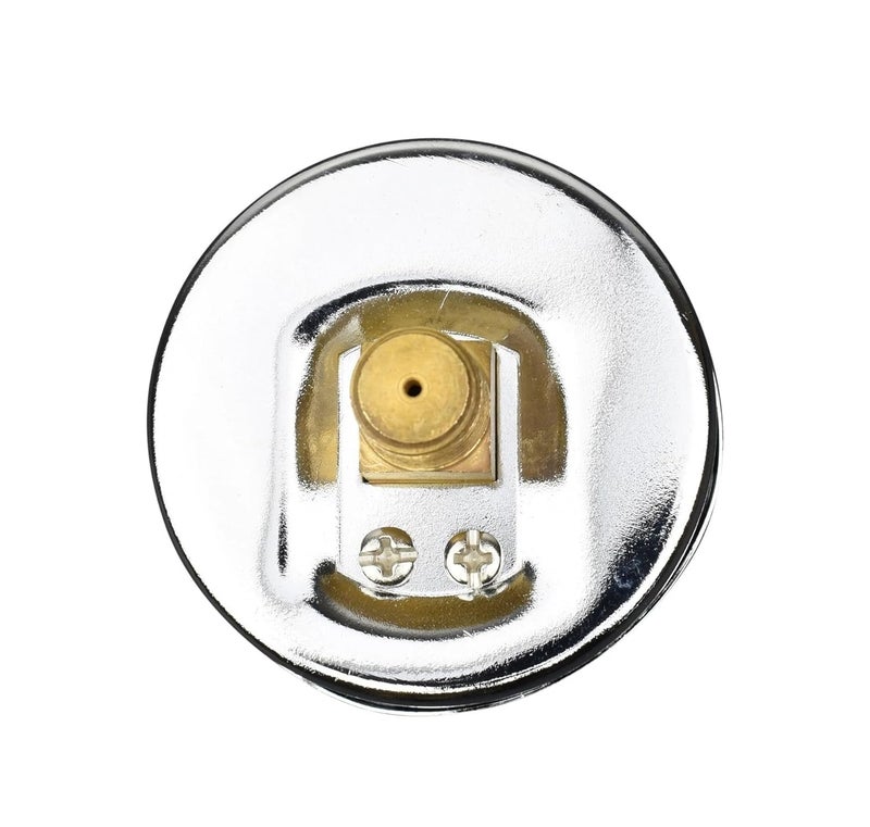 2" Pressure Gauge - Chrome Plated Steel Case, 1/4" NPT, Back MNT. 30 PSI - Image 3