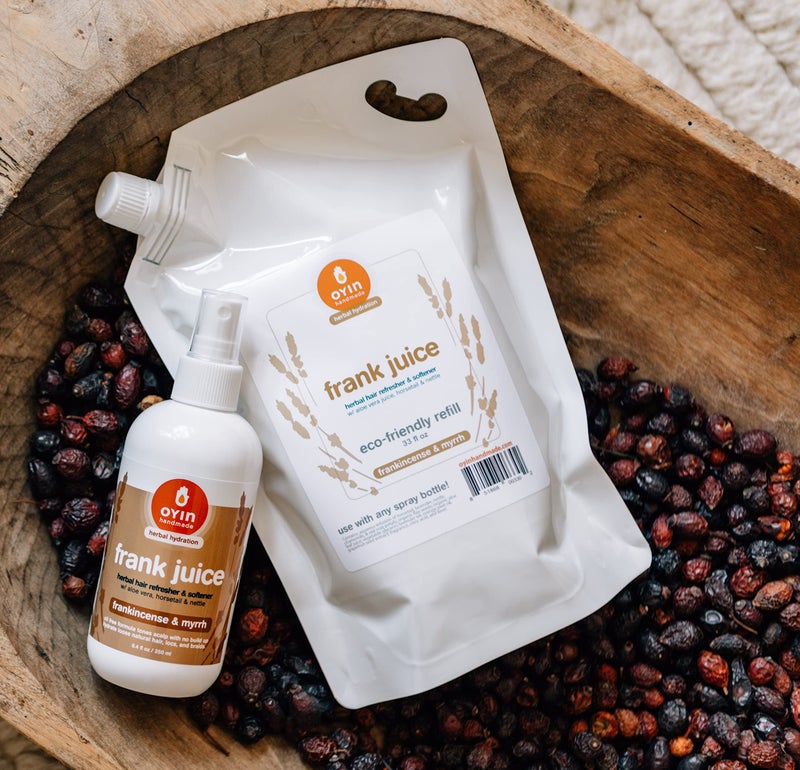 Oyin Handmade Frank Juice Herbal Leave-In Hair Tonic, 250ml - Image 2