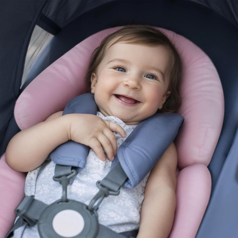 COOLBEBE كول بيبي مُحسّن دعامة جسم الطفل ثلاثية الاستخدام لحديثي الولادة والرضع - حشوة مقعد السيارة الناعمة الإضافية وسادة، مثالي لمقاعد السيارة، عربات الأطفال، الأرجوحات - Image 2