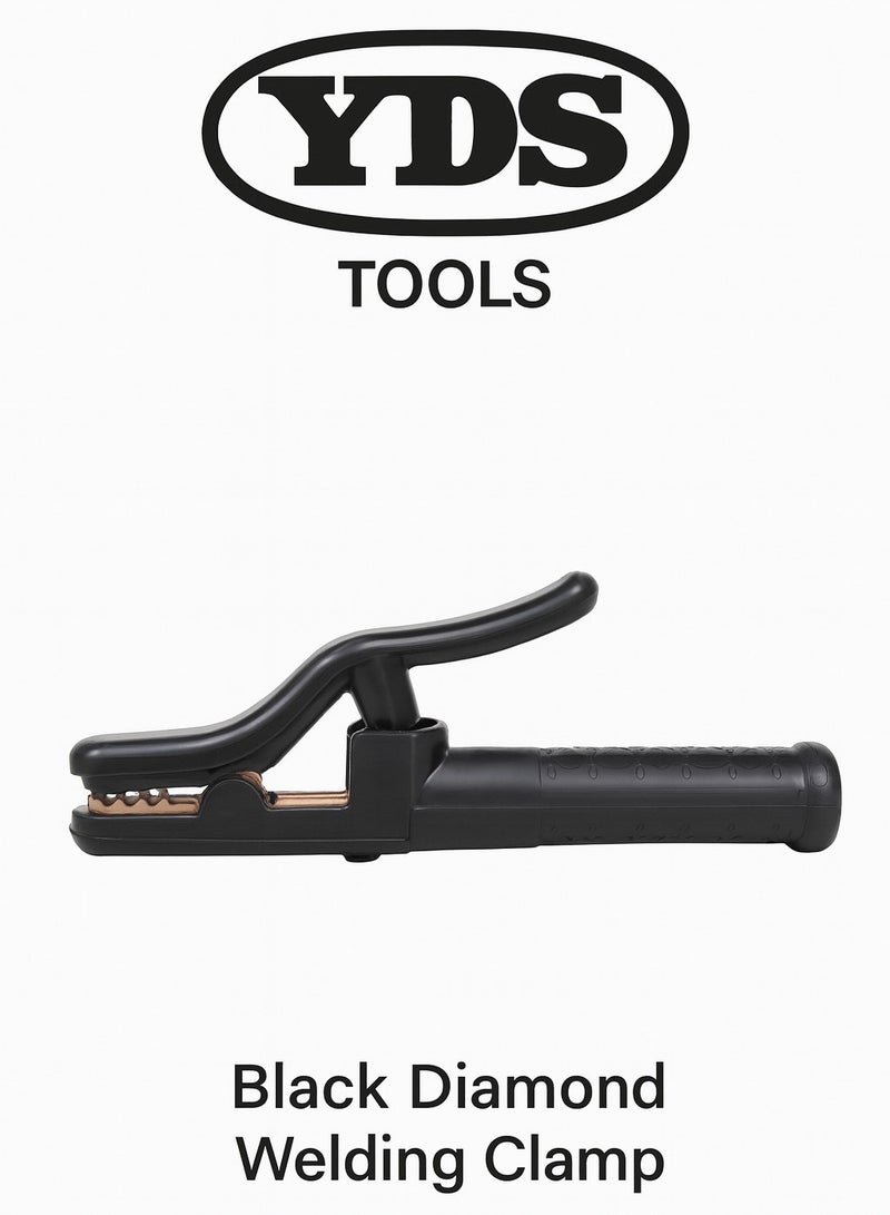 YDS Electrode Holder / Welding Clamp – 500A Rated – Fully Insulated Quick-Action Lever, Copper Alloy Jaws, Multi-Angle Rod Positions – For MMA/Stick Welding - Image 2
