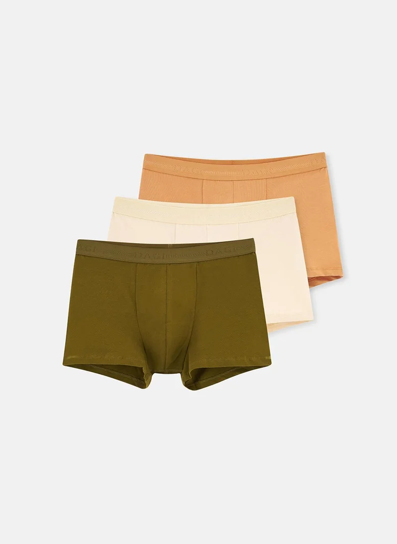 داجي 3 Pack Boxer Supreme Mid Rise Underwear