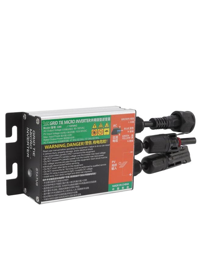 Thoraya - GMI Grid Tie Micro Inversor Solar PV Aluminum Alloy IP55 Multi Protection 20x7.7x3.6cm 150L - Image 1