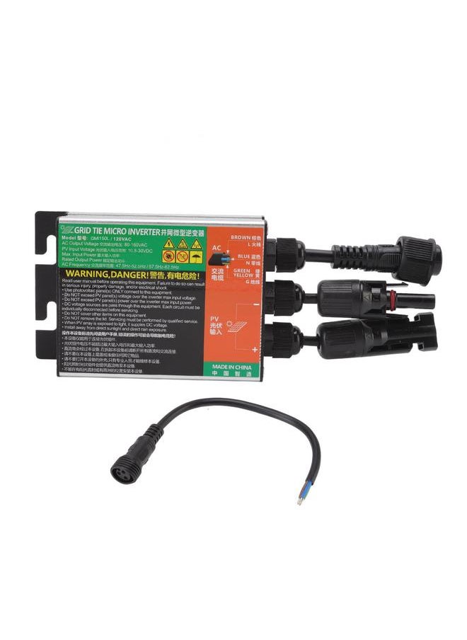 Thoraya - GMI Grid Tie Micro Inversor Solar PV Aluminum Alloy IP55 Multi Protection 20x7.7x3.6cm 150L - Image 1