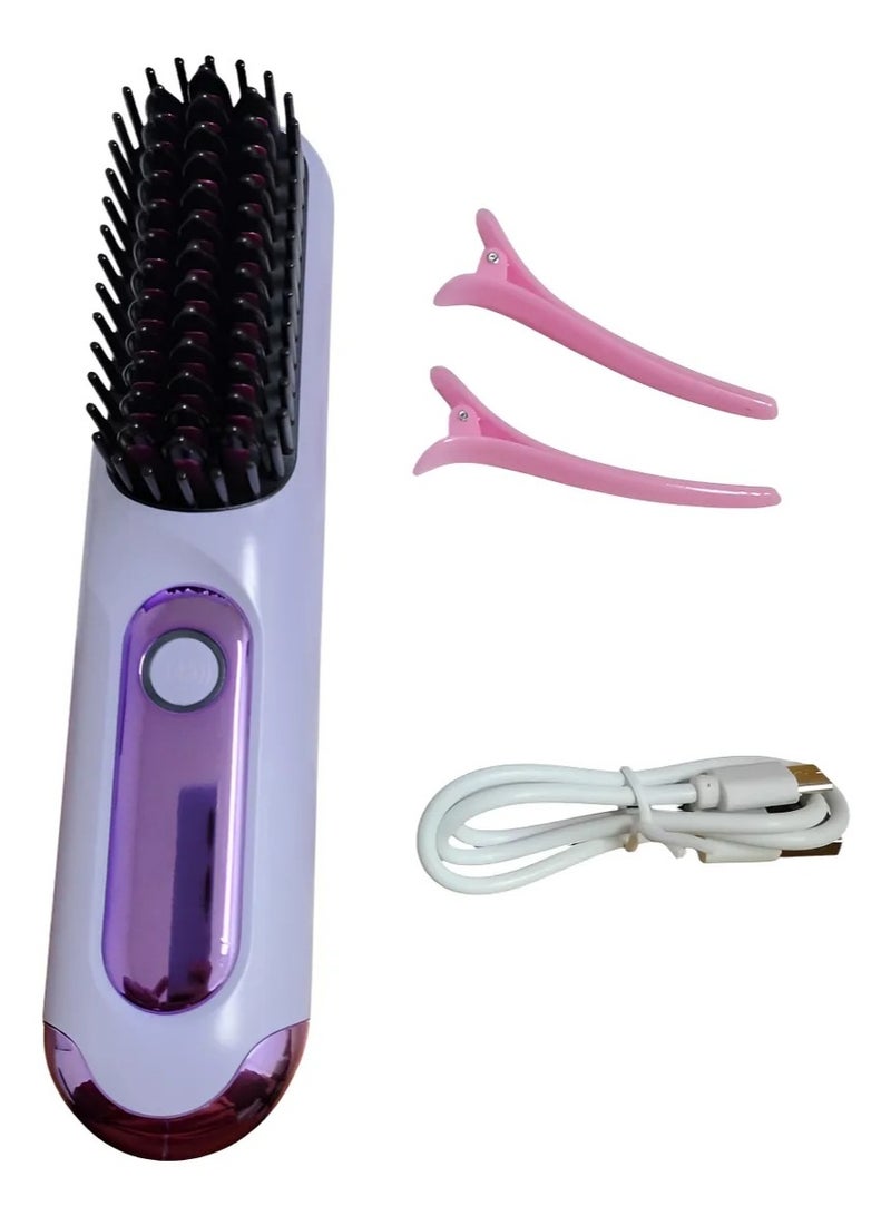 رشاة تصفيف الشعر، مشط كهربائي ساخن متعدد الوظائف، مصفف سريع التسخين لجميع أنواع الشعر - Image 1