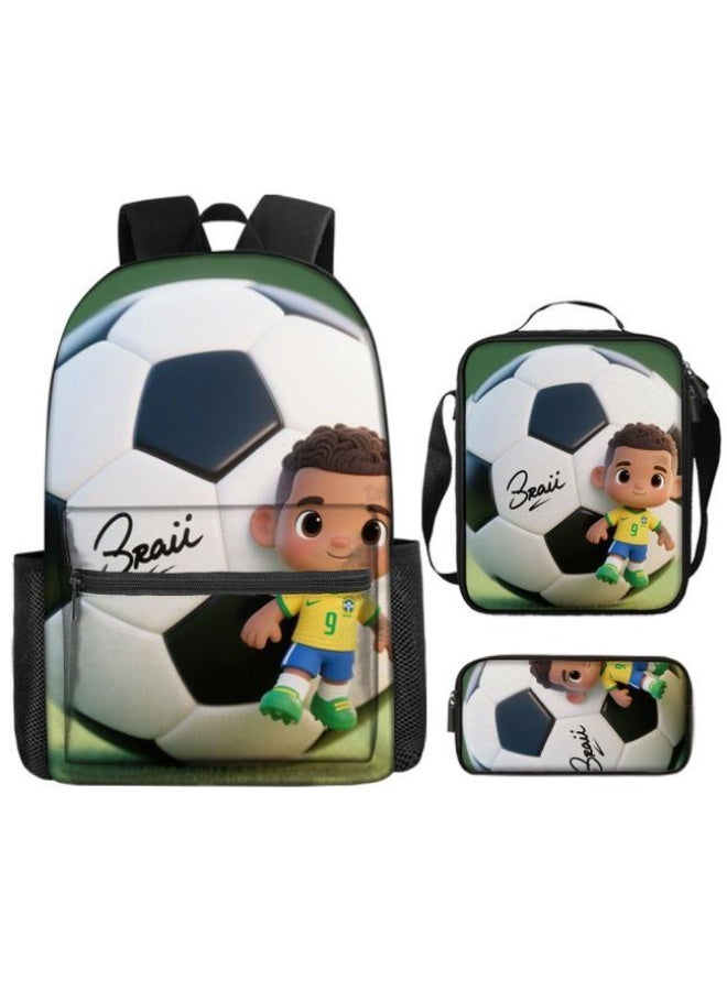 Shiny backpack set, exquisite details, a must-have for students to travel (for primary and secondary schools, children) - 4  - Image 2