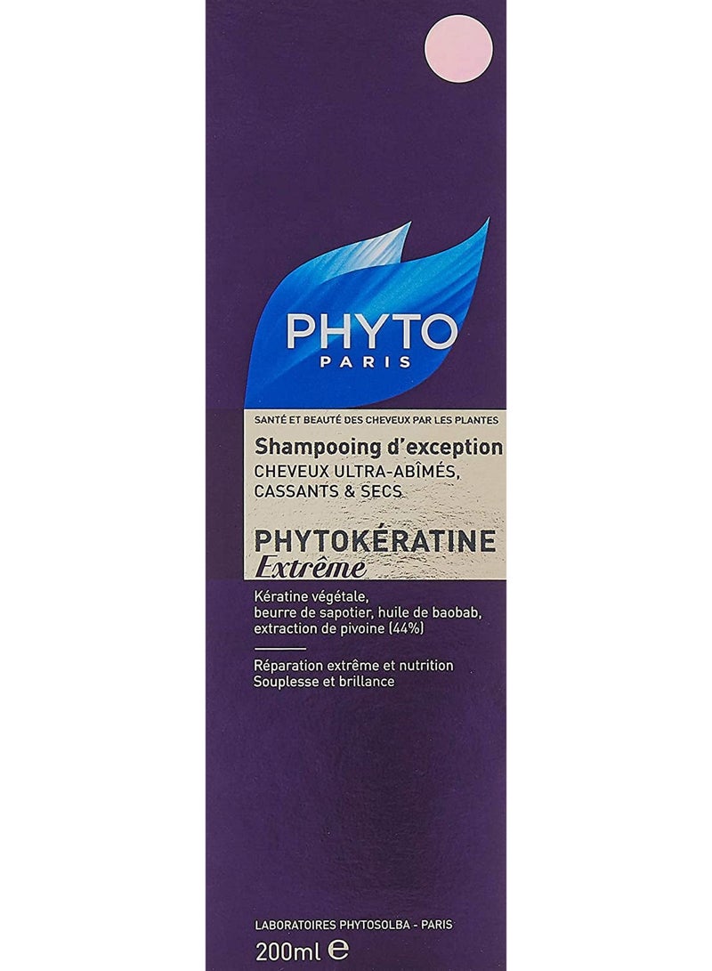 Phyto Paris Phytokeratine Extreme Exceptional Shampoo For Damaged, Brittle & Dry Hair - Image 1