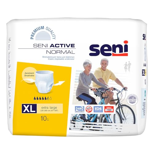 SENI ACTIVE NORMAL BREATHABLE PULL-UPS EXTRA LARGE 10 PCS - Image 1