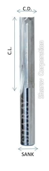 Sharav Solid Carbide 2 Flute Straight Cnc Router Endmill 4 20 50 4mm For MDF Wood CuttingSTF420 - Image 3