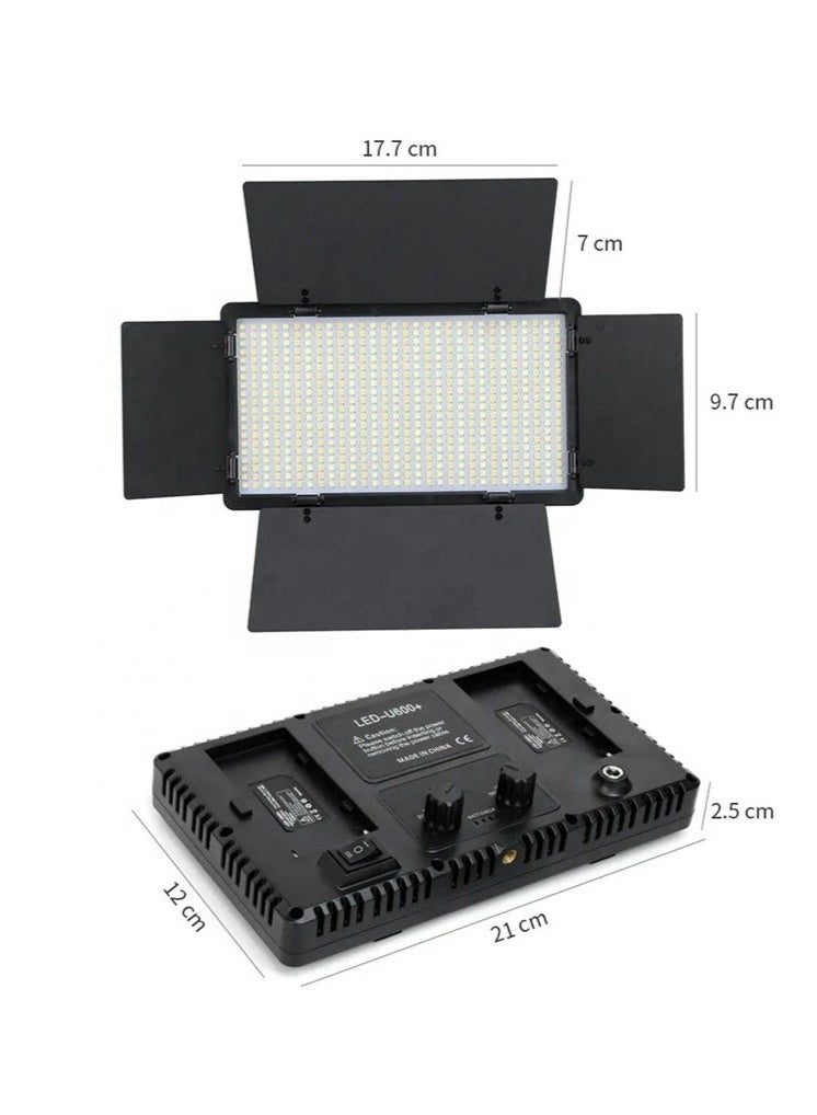 Arabest Pro LED 600 Photography Equipment – TV Video Studio Photo Shooting LED Flat Lamp for Beauty, Selfie, and Live StreamingPro LED 600 Photography Equipment – TV Video Studio Photo Shooting LED Flat Lamp for Beauty, Selfie, and Live Streaming - Image 2