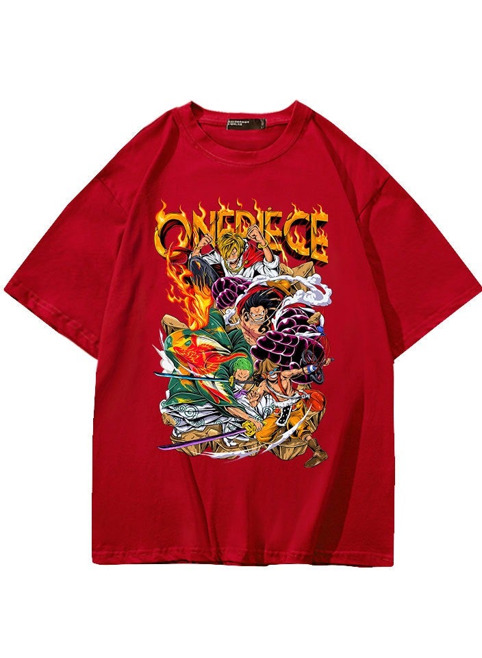 KUYING One Piece Short Sleeved T-Shirt 