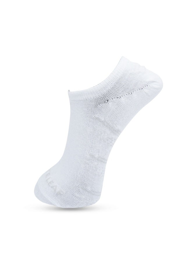 White Leaf 3 Pairs Mens No Show Socks - Cotton No Slip Loafer Sock - 3 Pairs (Blue, Black and White) - Free Size - Image 3