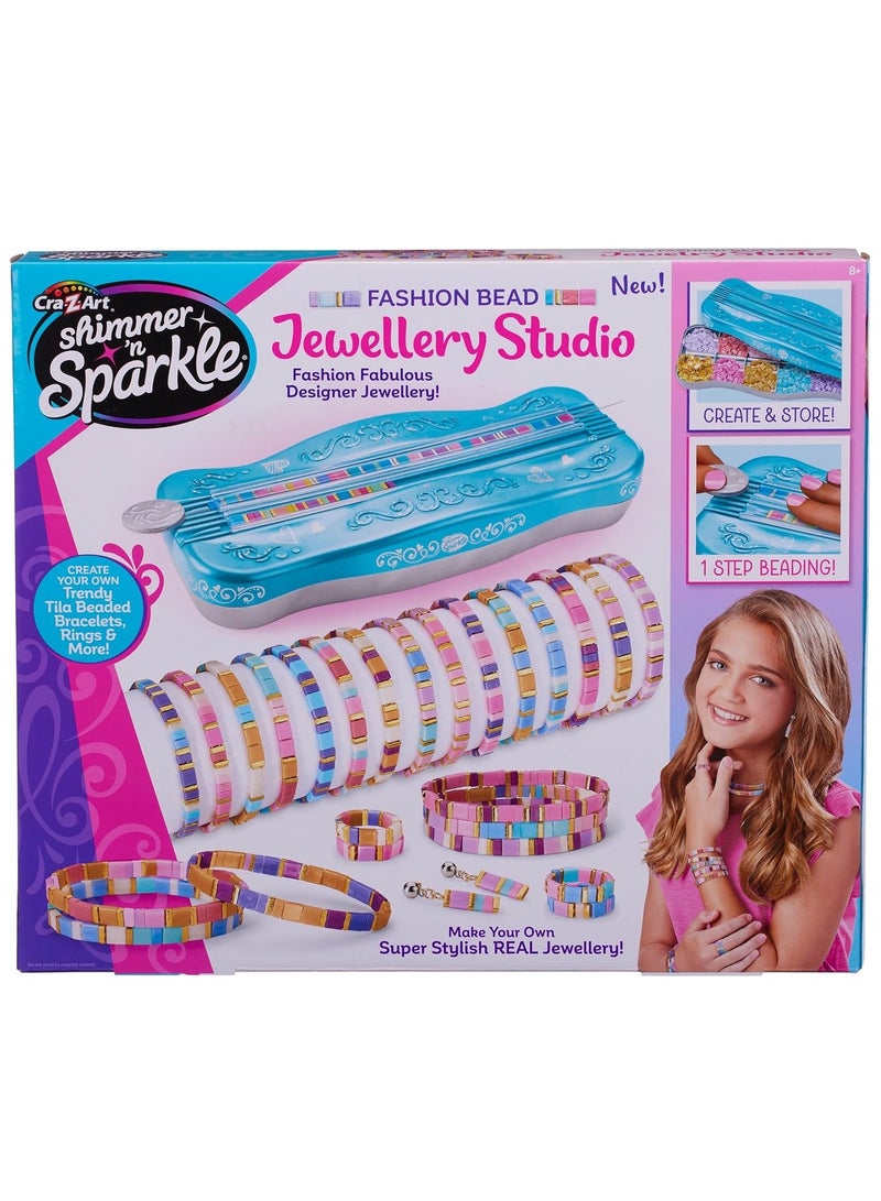 Shimmer & Sparkle Shimmer 'n Sparkle Tila Bead Bracelet Studio (SNS-65606)  - Image 1