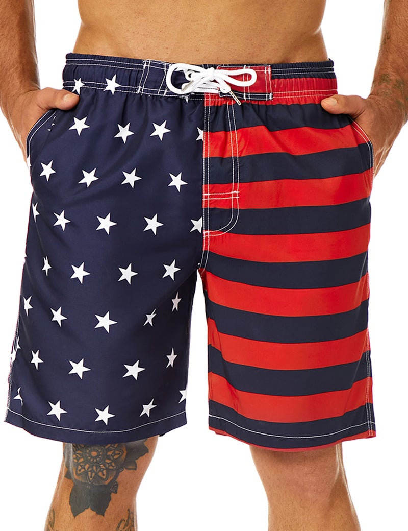 KAILUA SURF Mens Swim Trunks - Long, Quick Dry Boardshorts with Mesh Lining, 9 Inch Inseam