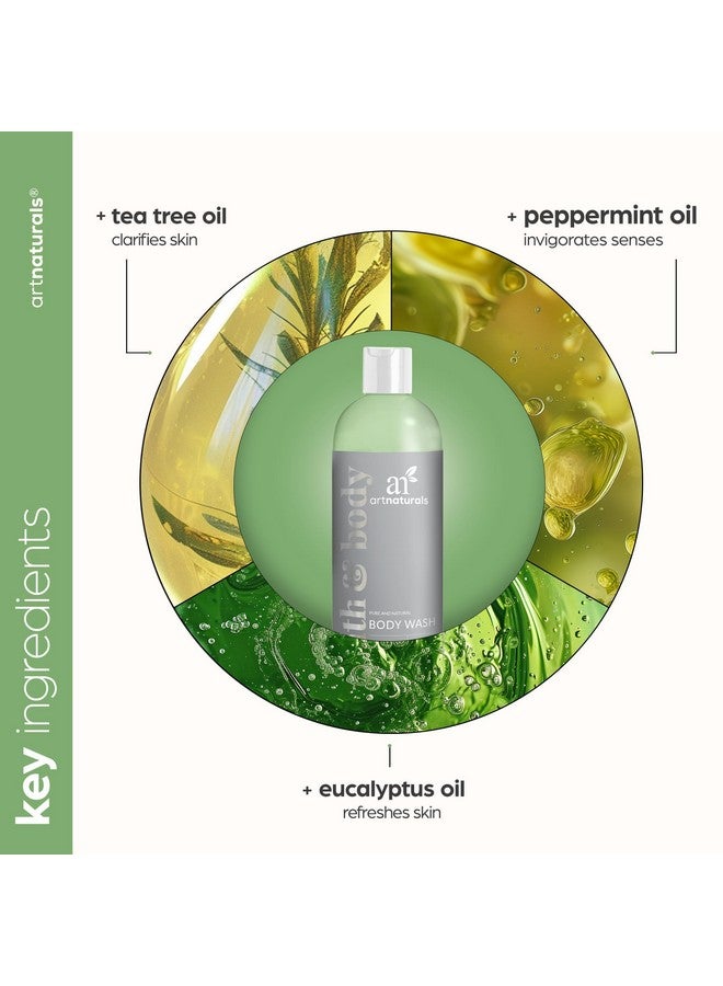 artnaturals Tea Tree Body Wash, 12 Ounce - Image 2