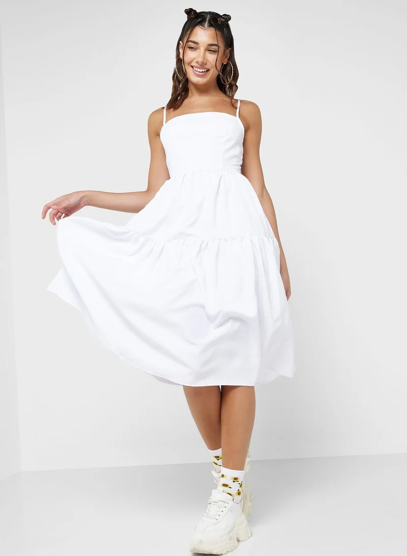 Ginger Tiered Cotton Dress
