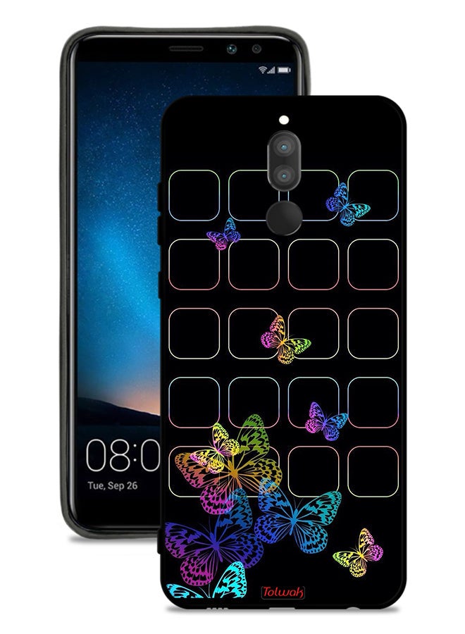 Tolwak Huawei Mate 10 Lite Protective Case Cover Colorful Butterflies - Image 1
